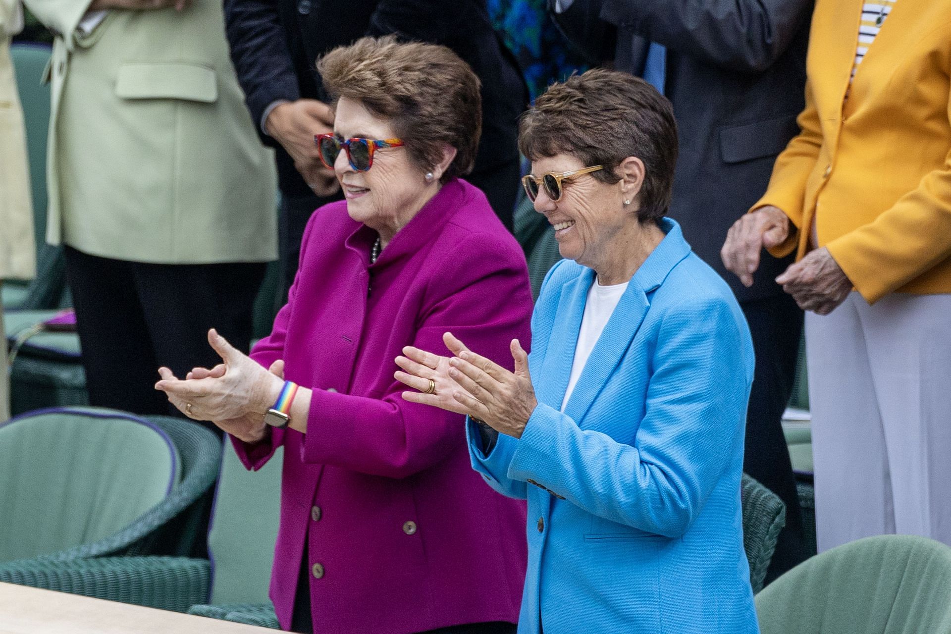 King and her wife at Wimbledon 2023 (Image Source: Getty)